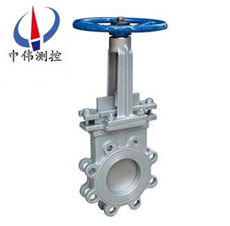 Plum blossom type manual knife gate valve