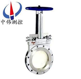 Manual clamping type knife gate valve