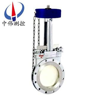 Wheel clamp type knife gate valve